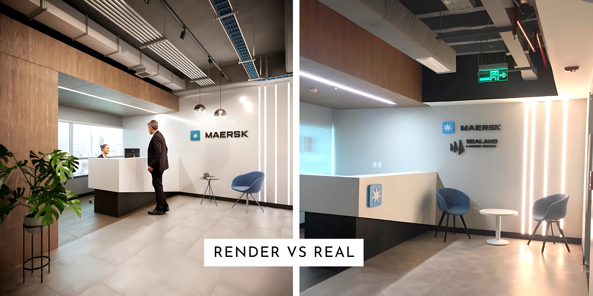 Render vs Real 3